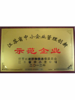 江蘇省中小企業(yè)管理創(chuàng)新示范企業(yè)